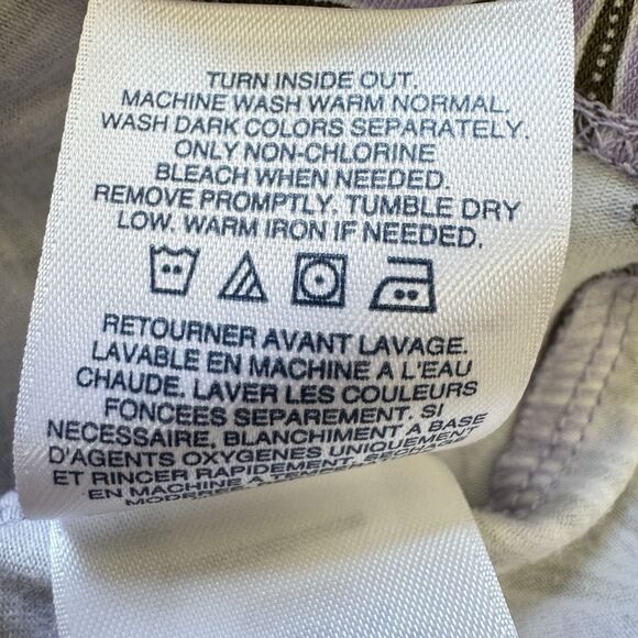 Lands End Dress Womens Size XL Petite Surplice Purple Faux Wrap Sleeveless - Picture 13 of 14